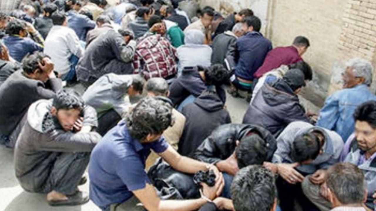دستگیری معتادان متجاهر در شیراز
