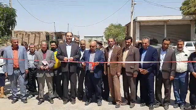 افتتاح ۱۵ طرح در بوئین&lrm;زهرا