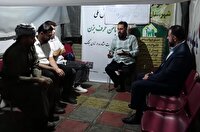 برپایی موکب‌های فرهنگی، هنری و اجتماعی در کنار تجمعات مردمی در میدان آزادی سنندج
