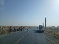 برخورد دو موتورسیکلت در جاده طَرَمِزد استان مرکزی