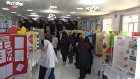 برپایی نمایشگاه دست سازه‌های دانش آموزان در آباده