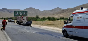 حادثه واژگونی خودرو با چهار مصدوم در محور سفیددشت - فرخشهر حادثه واژگونی خودرو با چهار مصدوم در محور سفیددشت - فرخشهر